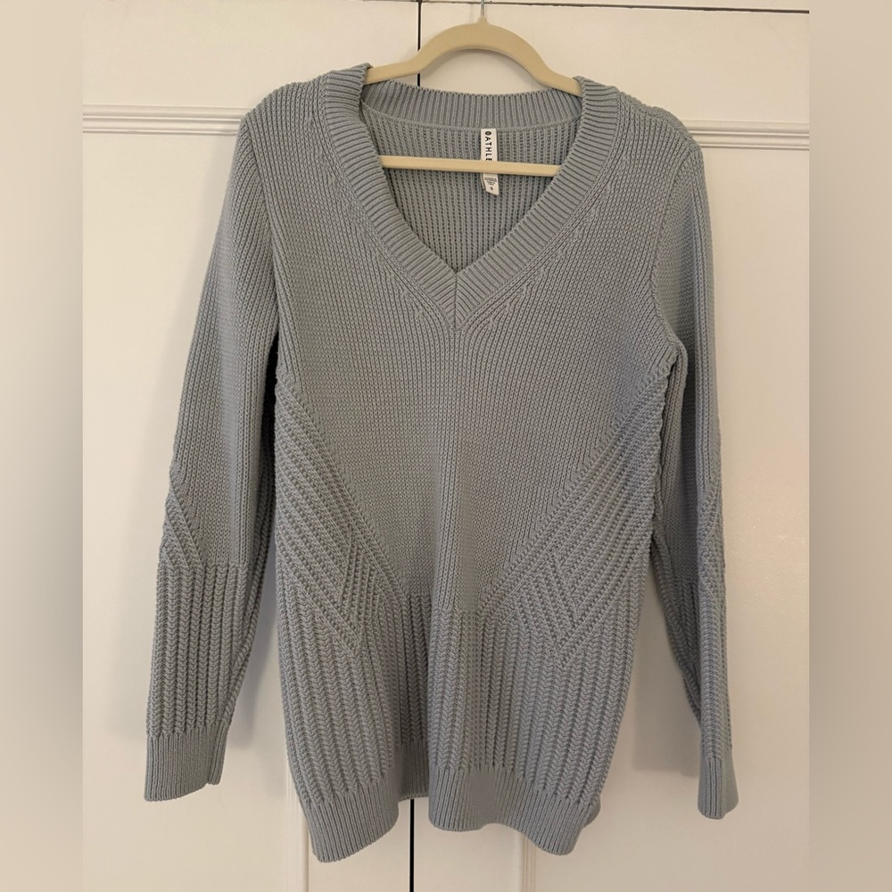 Athleta Ribbed Crewneck Sweater